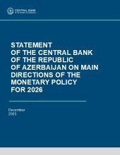 Statement on main directions of monetary policy