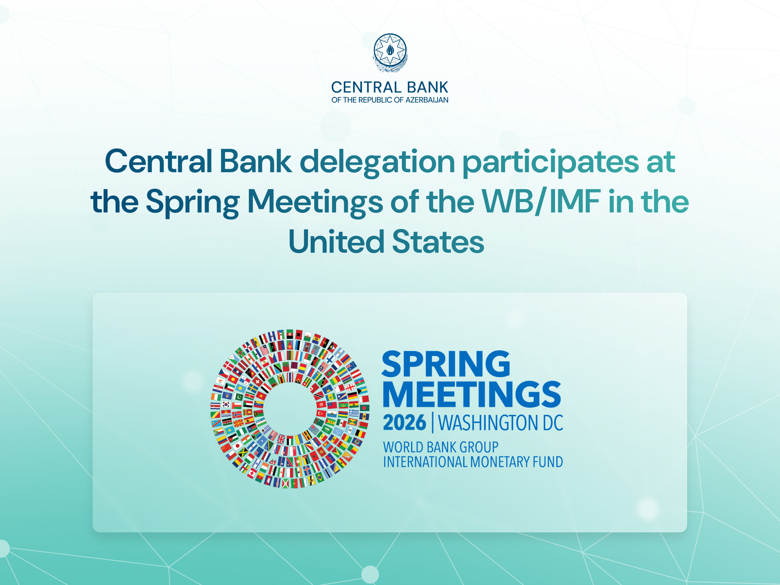 Central Bank delegation participates at the Spring Meetings of the WB/IMF in the United States 