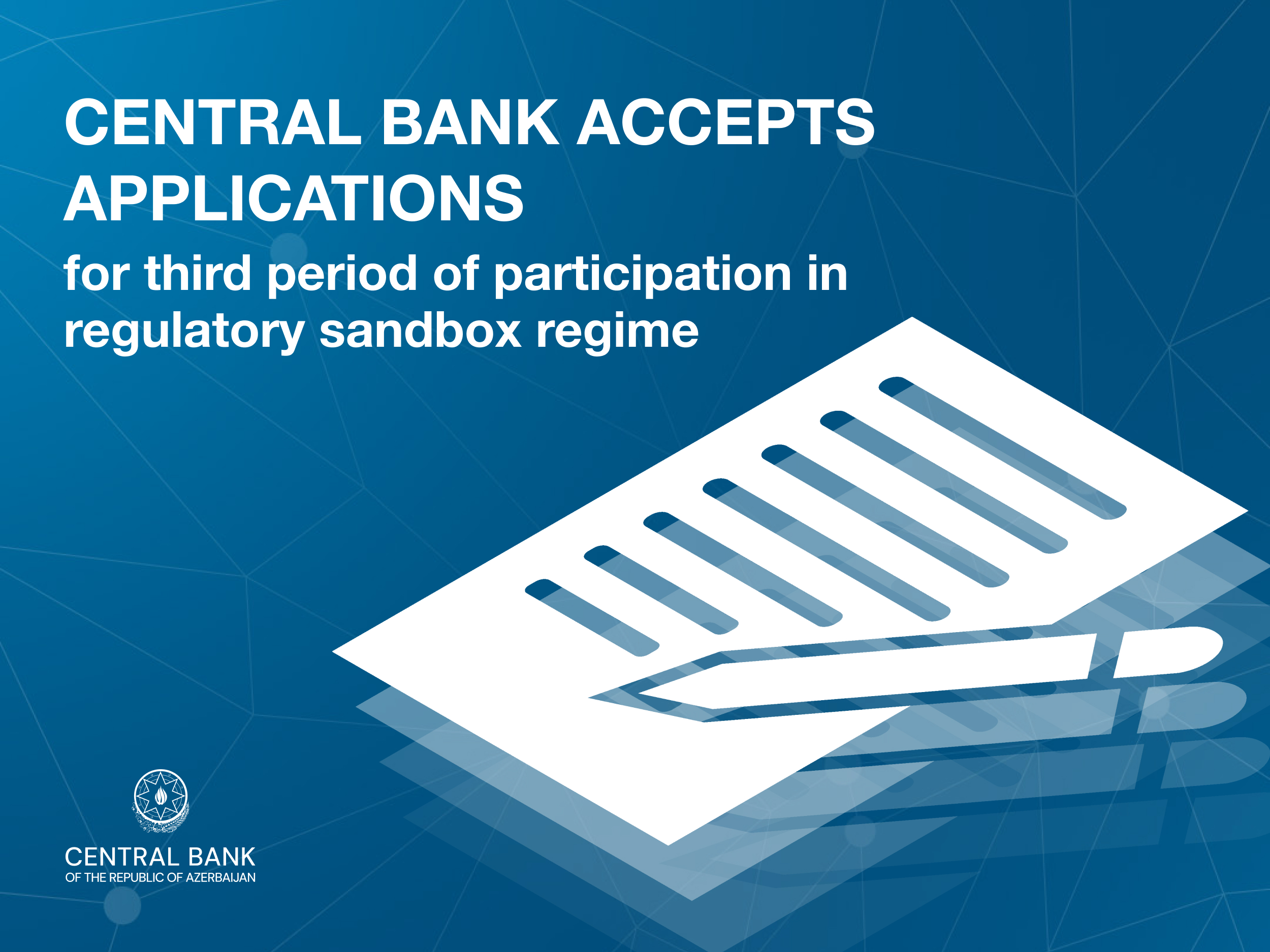 Central Bank accepts applications for third period of participation in regulatory sandbox regime